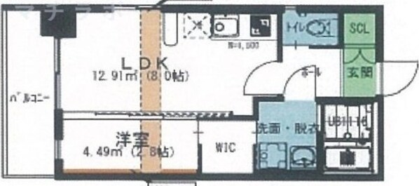 丸の内駅 徒歩8分 7階の物件間取画像